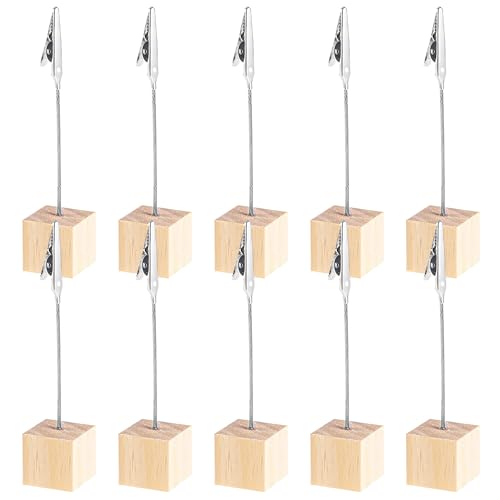 Fotohållare 20 st, fotostativ, fotodisplay, fotohållare med klämmor, hållare för memos, anteckningshållare för kontor, bröllop, fest, heminredning, butiker, restauranger, display bordsnummer, priskort